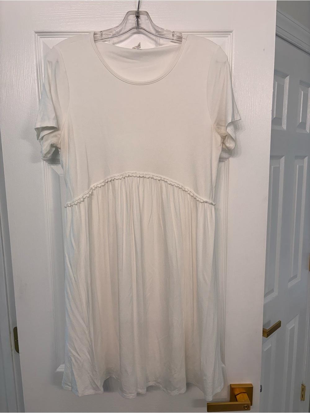 Pinkblush Maternity White Short Sleeve Dress